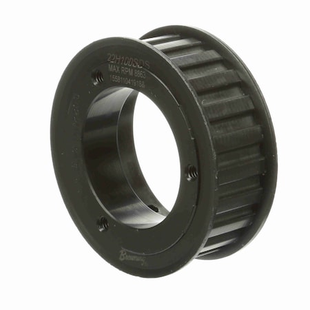 Browning Steel Bushed Bore Gearbelt Pulley, 22H100SDS 22H100SDS